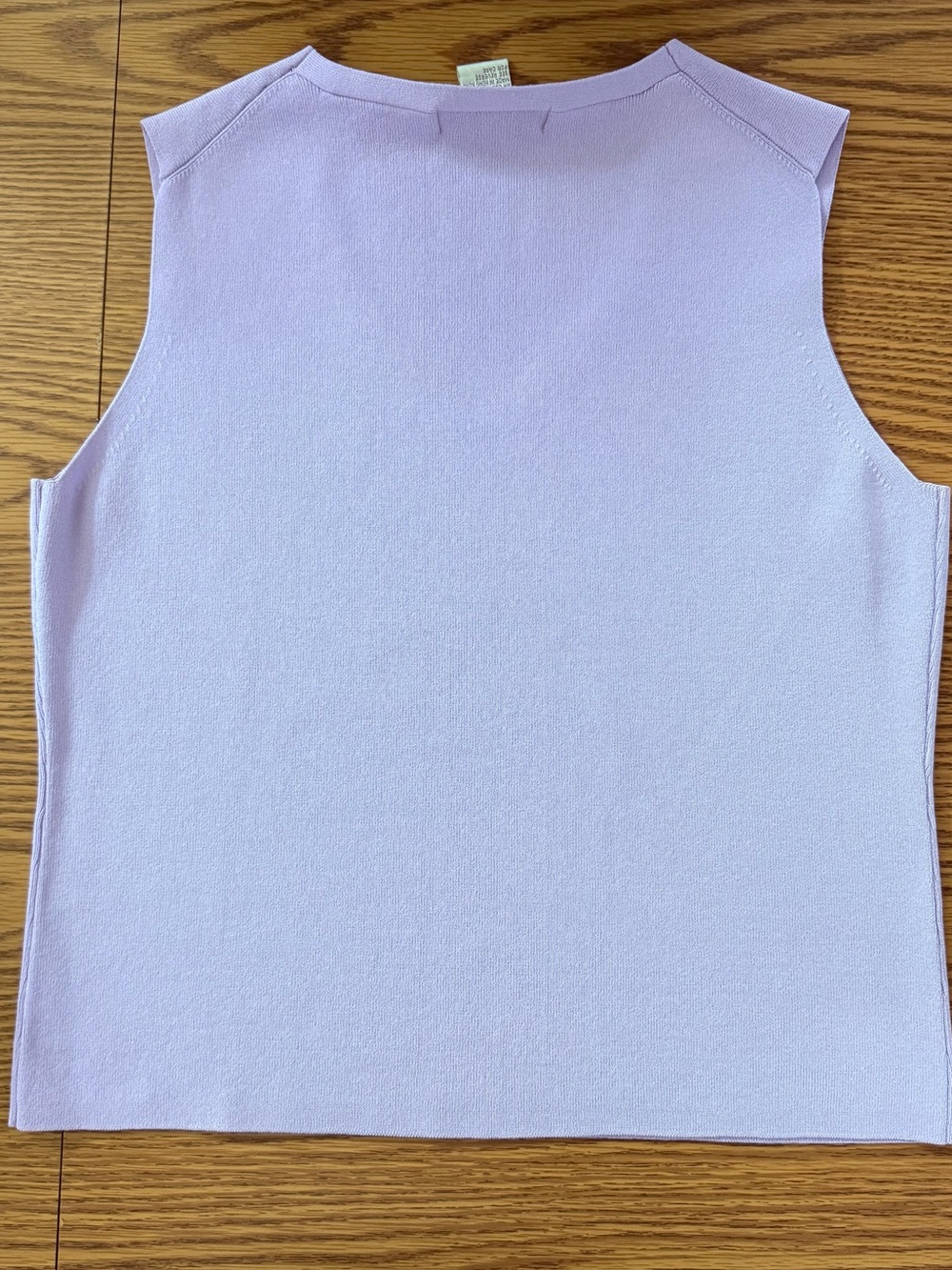 Dress Barn Light Lilac Career Layering Sleeveless Top, Stretchy - Picture 6 of 9